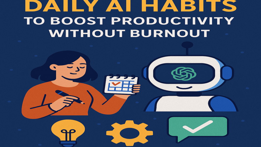 Daily AI Habits to Boost Productivity Without Burnout 2 Daily AI Habits to Boost Productivity Without Burnout