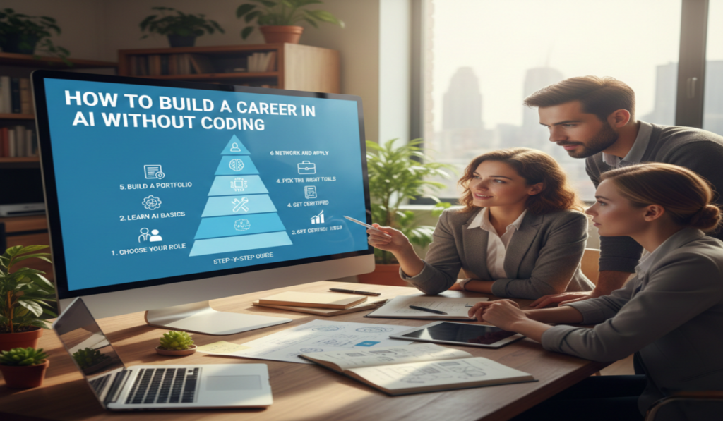 How to Build a Career in AI Without Coding(2026 Beginner’s Guide) 4 How to Build a Career in AI Without Coding