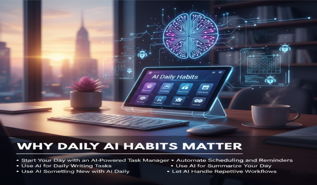 Daily AI Habits to Boost Productivity Without Burnout