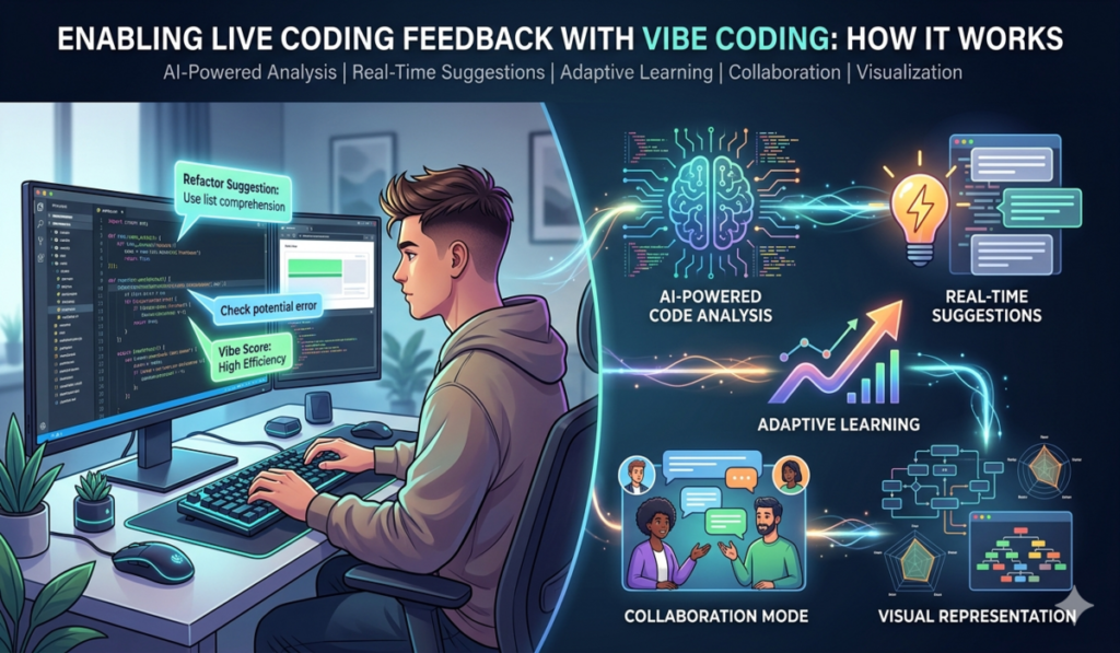 Enabling Live Coding Feedback with Vibe Coding