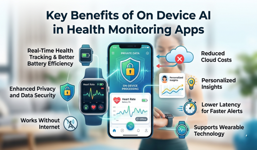 What is On Device AI in Health Monitoring Apps
