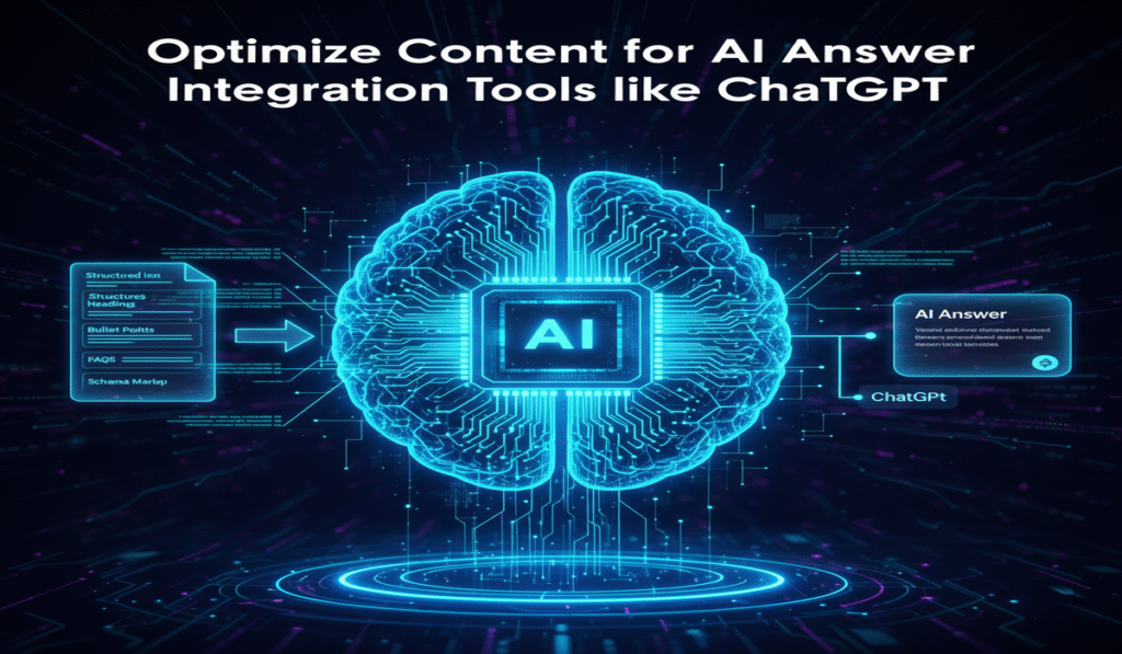 AI answer integration tools like ChatGPT