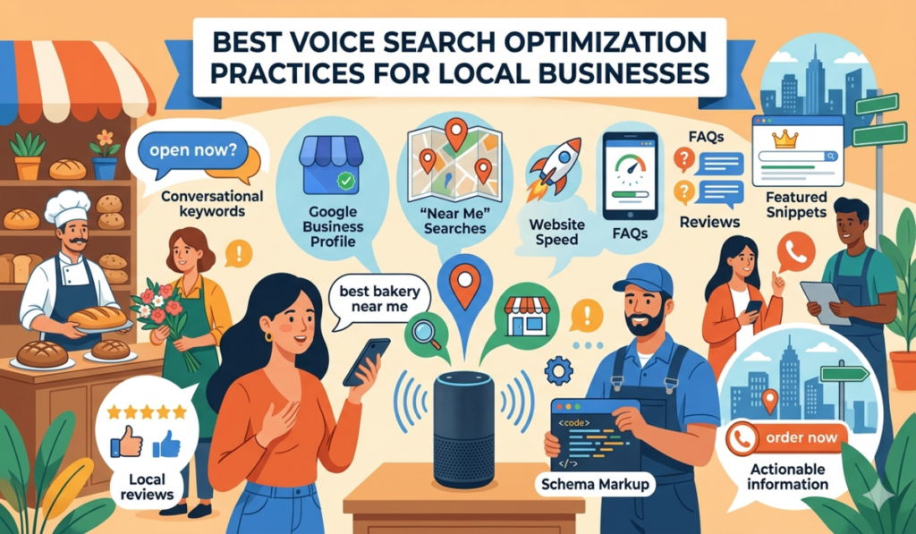 Best Voice Search Optimization Practices for Local Businesses