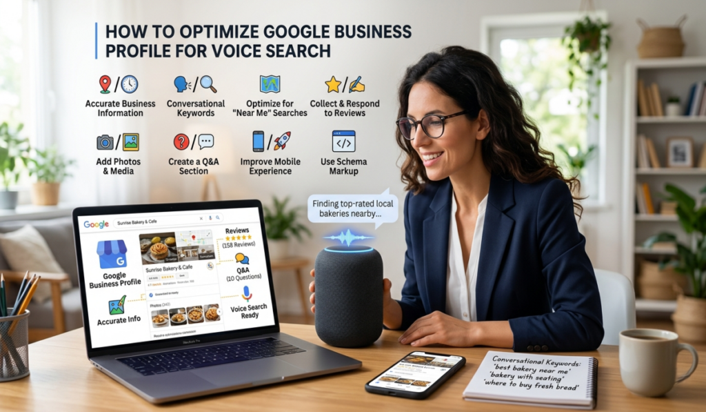 Optimize Google Business Profile for Voice Search in 2026 4 Optimize Google Business Profile for Voice Search