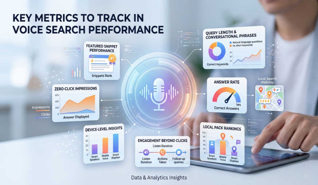 Voice Search Metrics Tracking Beyond Traditional Analytics: Measuring Voice SEO Success in 2026 4 Voice Search Metrics Tracking Beyond Traditional Analytics