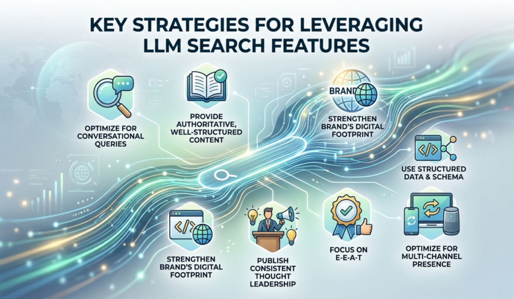 Leveraging LLM Search Features for Brand Visibility