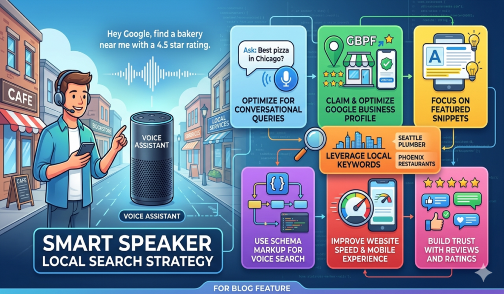 How to Rank Smart Speaker Content in Local Search: Voice SEO Strategy for 2026 4 How to Rank Smart Speaker Content in Local Search
