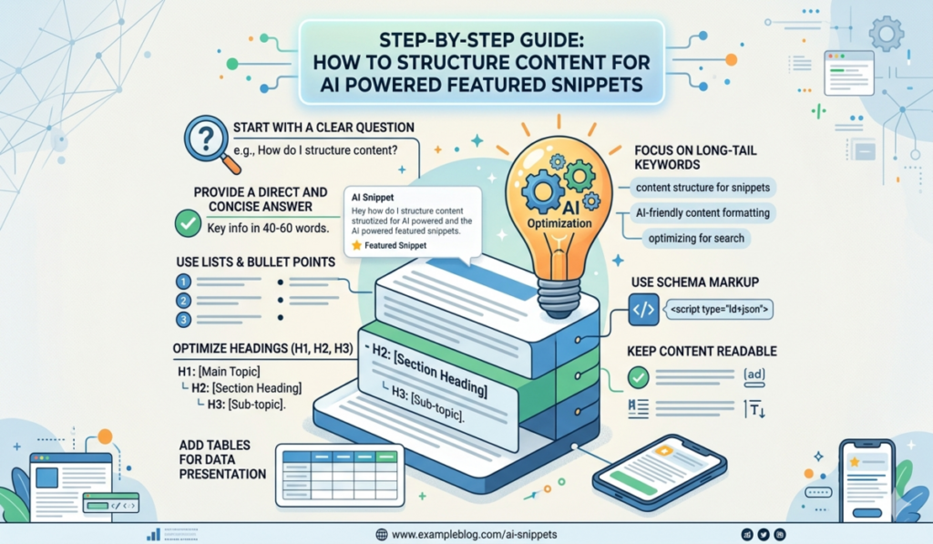 How to Structure Content for AI Powered Featured Snippets