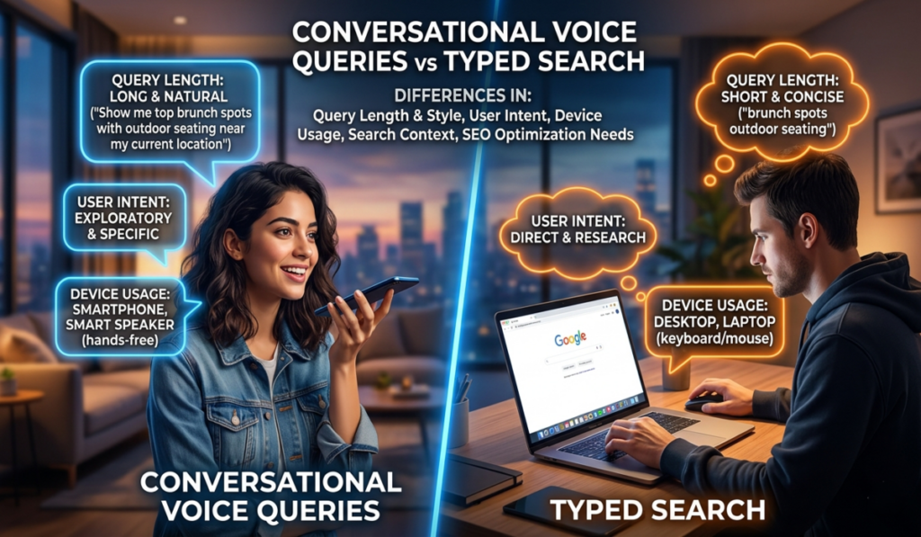 Conversational Voice Queries vs Typed Search Differences in 2026 4 Conversational Voice Queries vs Typed Search Differences