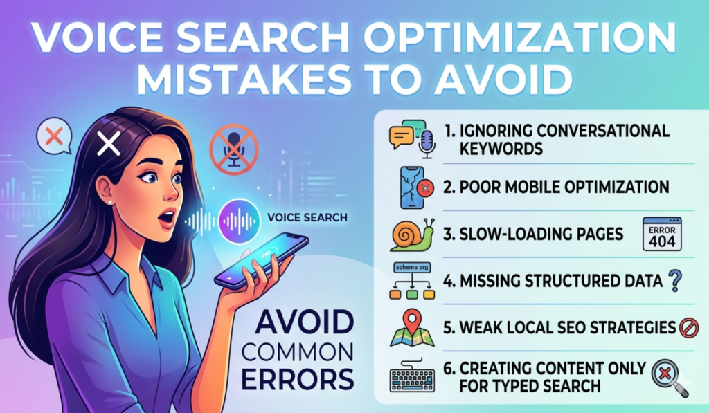 Voice Search Optimization Mistakes to Avoid