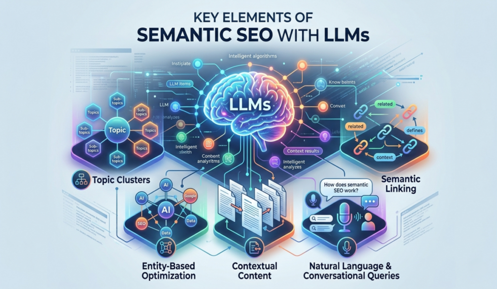 Semantic SEO with LLMs 2026: The Future of AI-Powered Smart Search Optimization 4 Semantic SEO with LLMs