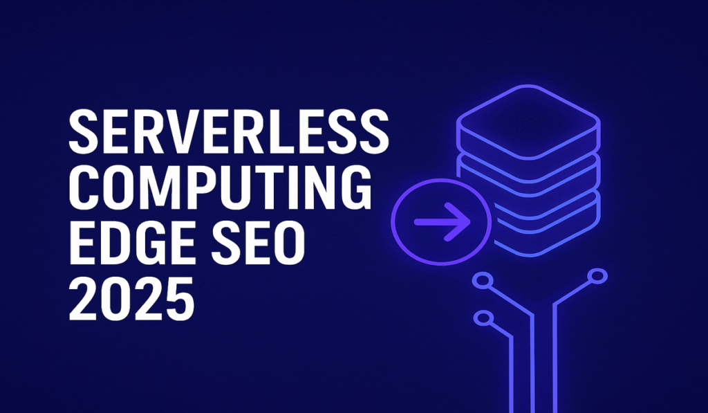 Serverless Computing Edge SEO 2025: How the Future of SEO Is Moving Closer to the User 2 Serverless Computing Edge SEO