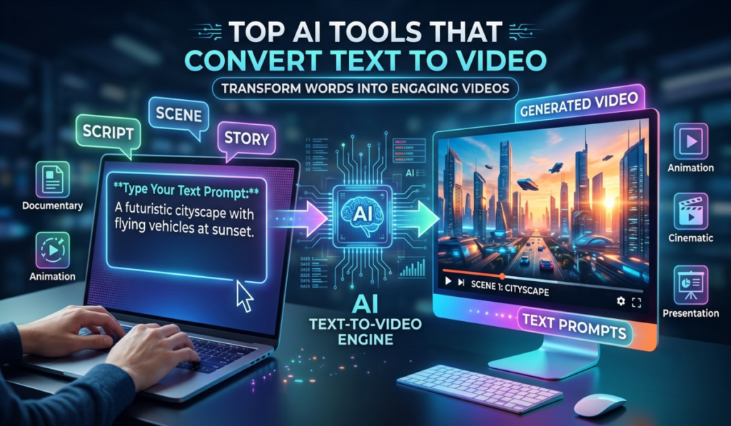 AI Tools That Convert Text to Video in Minutes