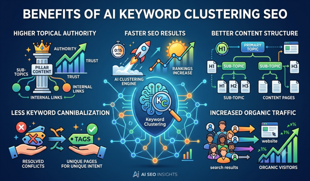 AI Keyword Clustering SEO 2026: The Smarter Way to Rank Higher on Google 4 AI Keyword Clustering SEO
