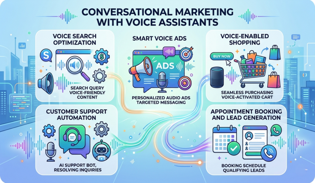 Conversational Marketing with Voice Assistants