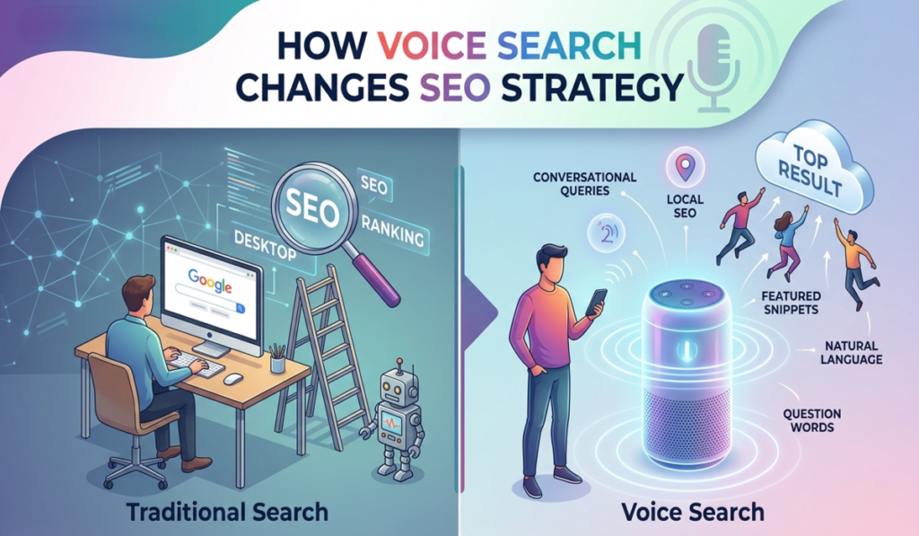 Voice Optimized Landing Pages SEO