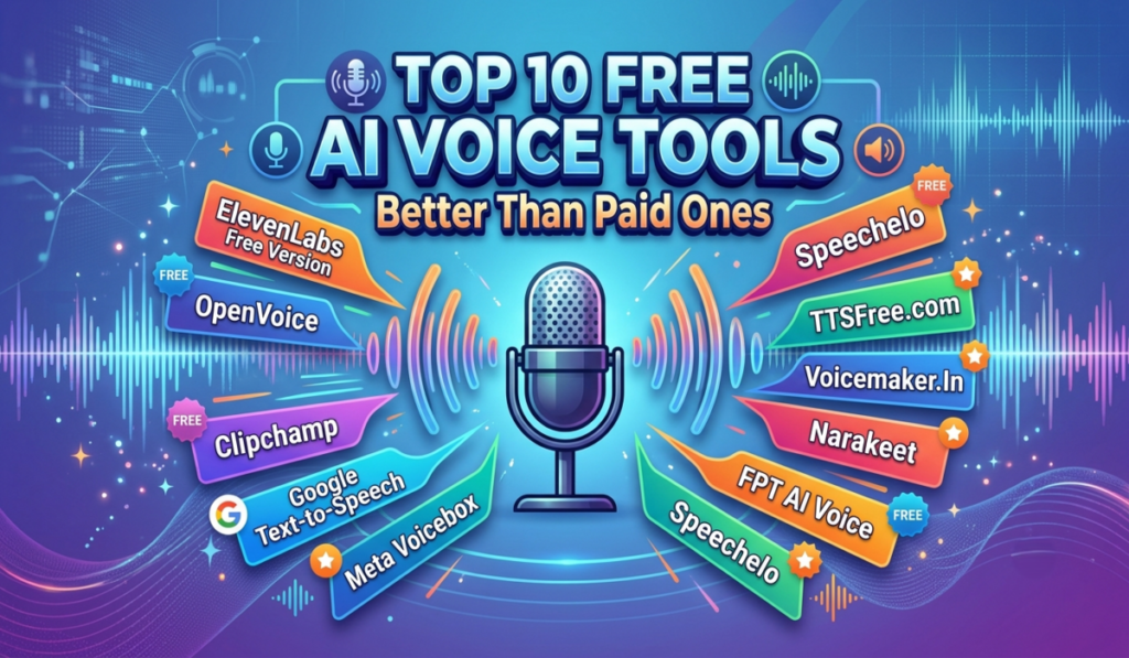 Free AI Voice Tools Better Than Paid Ones