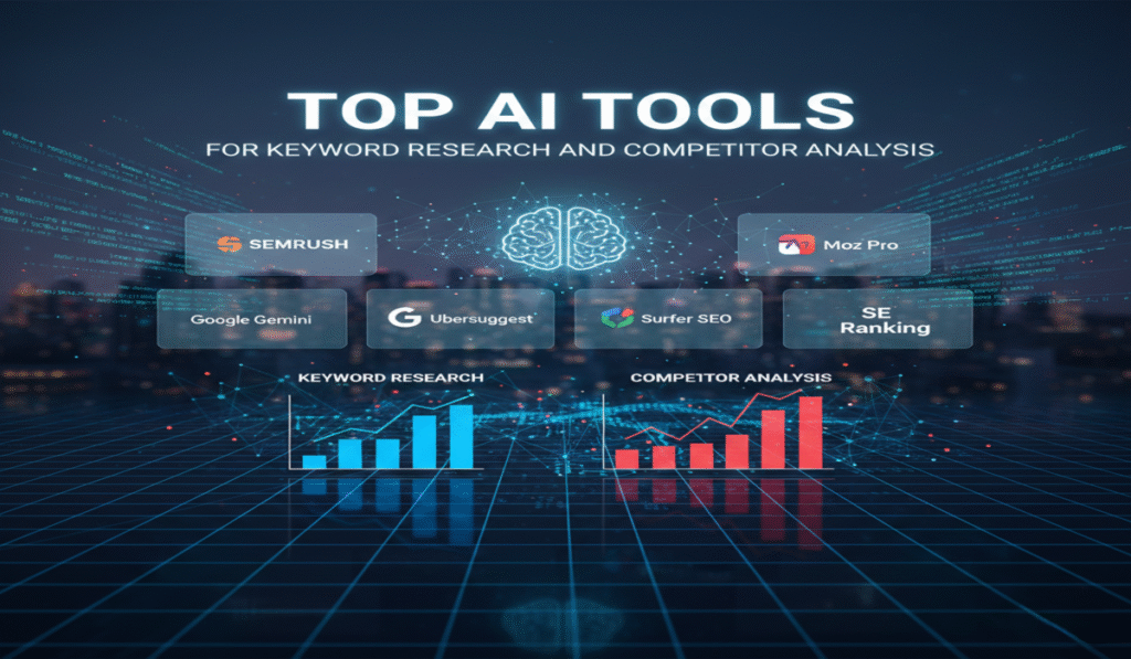 AI tools for keyword research and competitor analysis