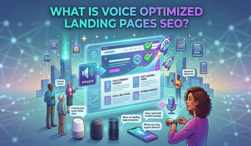 Voice Optimized Landing Pages SEO