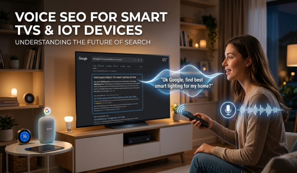 Voice SEO for Smart TVs and IoT Devices