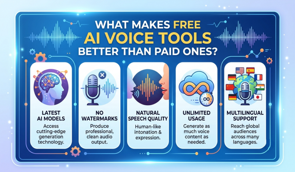 Free AI Voice Tools Better Than Paid Ones