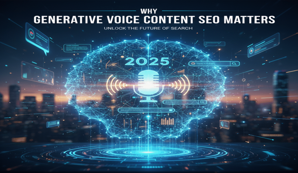 generative voice content SEO 2025