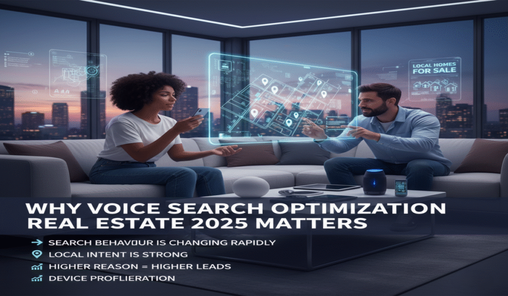 voice search optimization real estate 2025