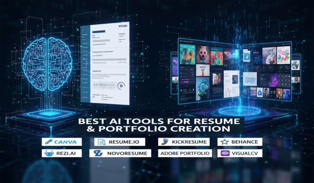 Best AI Tools for Resume and Portfolio Creation in 2025 (Complete Guide) 4 Best AI Tools for Resume and Portfolio Creation