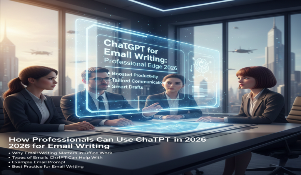 How Professionals Can Use ChatGPT in 2026 for Emails, Reports & Productivity 2 How Professionals Can Use ChatGPT in 2026