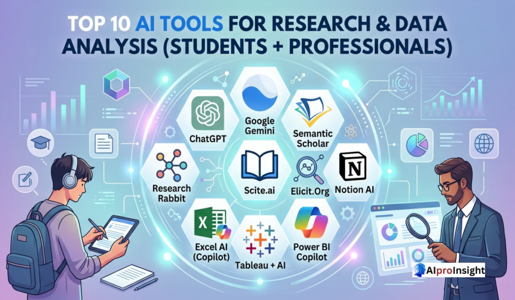 AI tools for research and data analysis