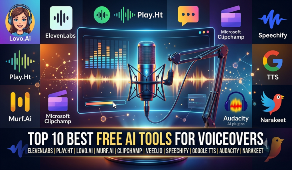 Best Free AI Tools for Voiceovers