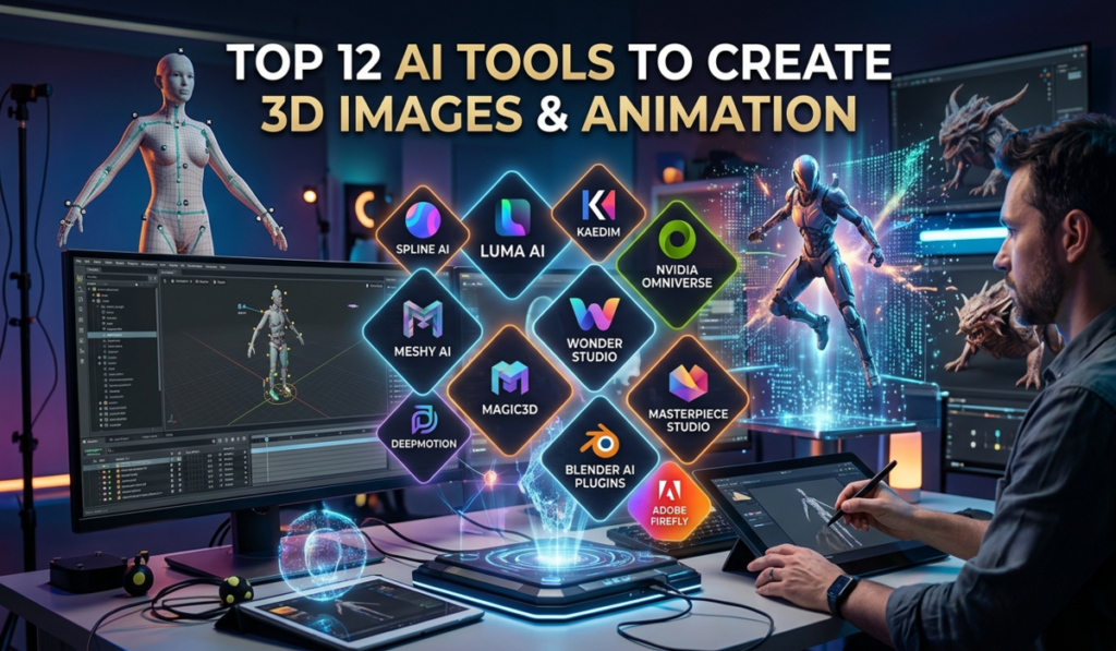 AI Tools to Create 3D Images and Animation