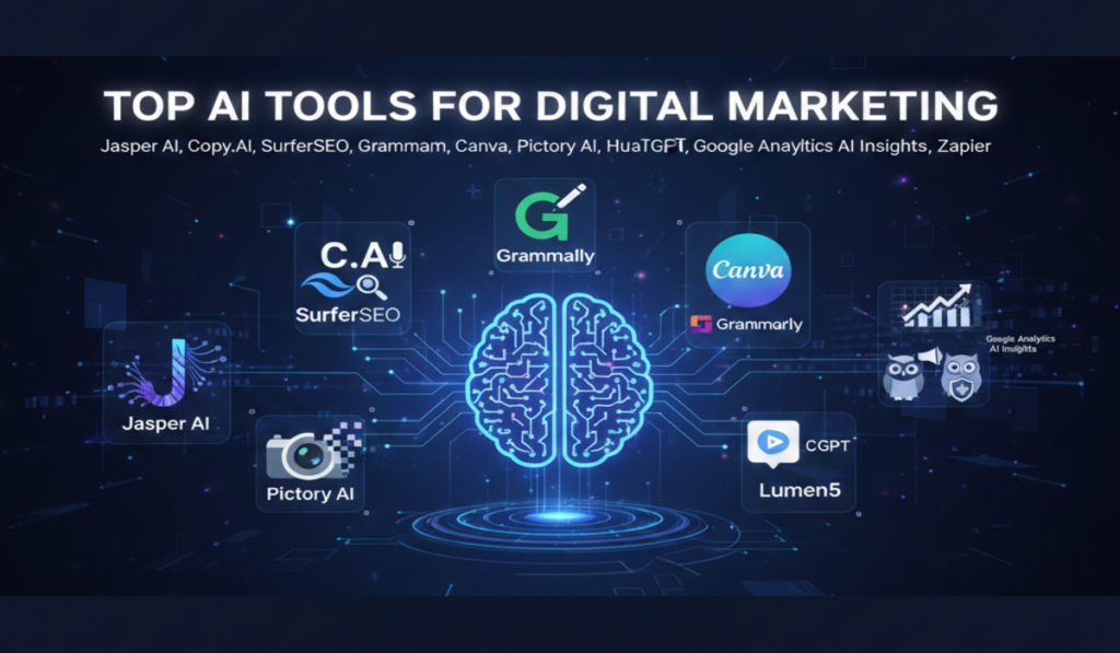 AI Tools for Digital Marketing: Grow Your Brand Fast in 2025 — The Ultimate Guide to Smarter Online Growth 4 AI Tools for Digital Marketing