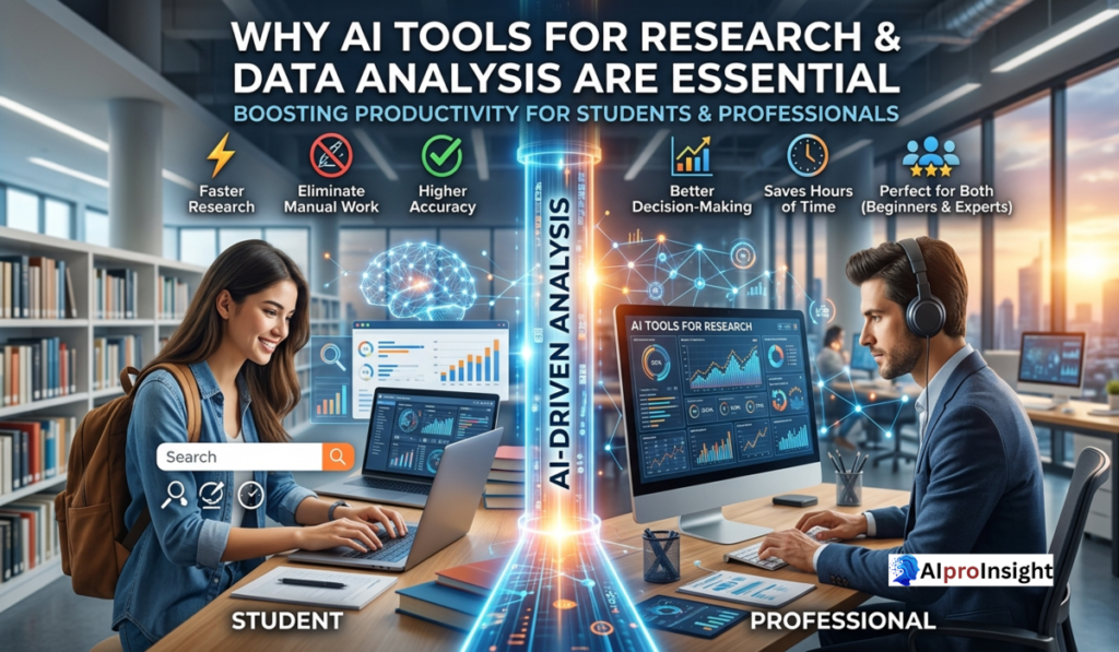 AI tools for research and data analysis