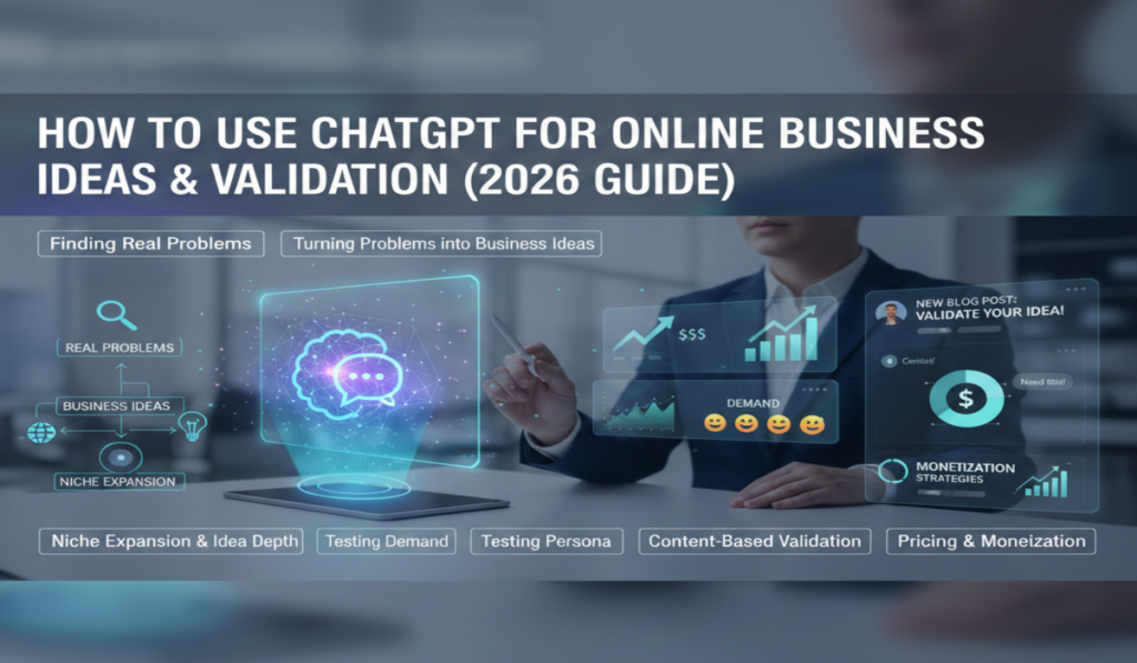 How to Use ChatGPT for Online Business Ideas and Validation