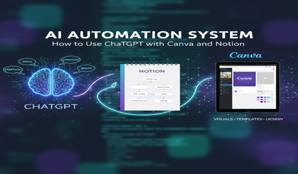 How to Use ChatGPT with Canva and Notion for AI Automation
