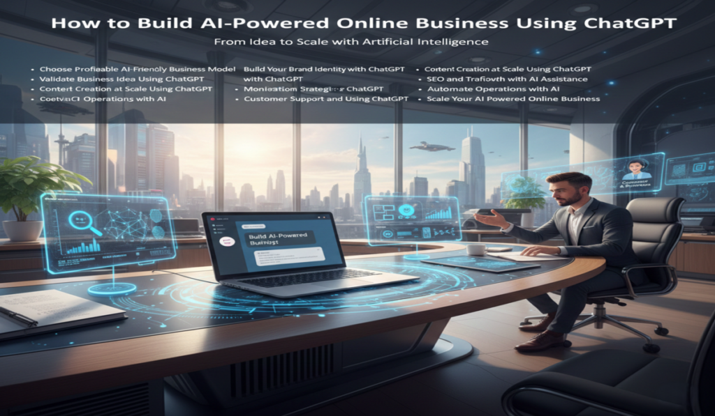 How to Build AI Powered Online Business Using ChatGPT