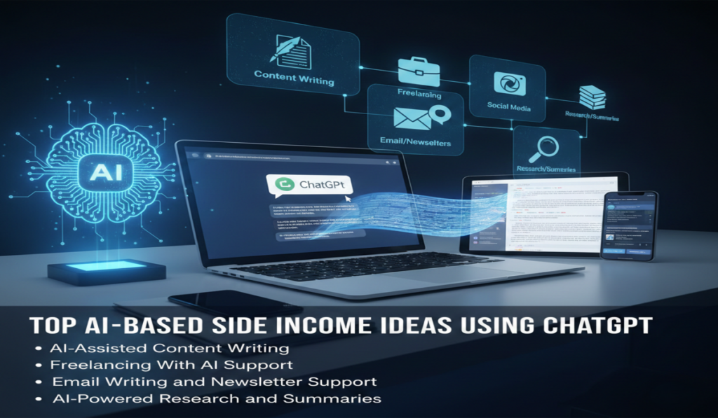 how to create AI based side income using ChatGPT