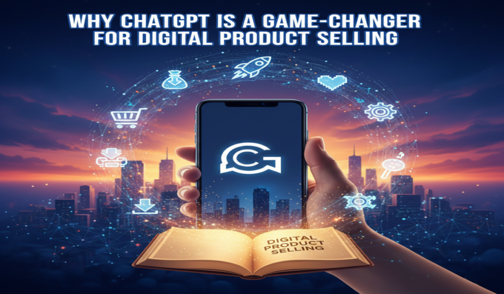Selling and marketing digital products using ChatGPT