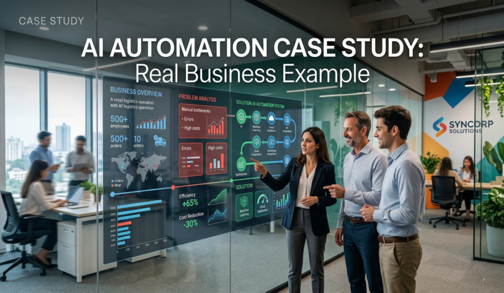 AI Automation Case Study: How Businesses Are Scaling Faster with Smart Systems in 2026 3 AI Automation Case Study
