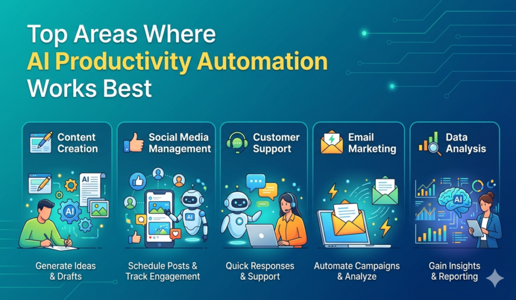 AI Productivity Automation Guide 2026 – Boost Efficiency & Save Time 4 AI Productivity Automation