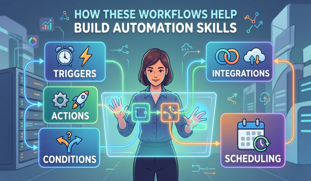 Top 10 n8n automation workflows for beginners