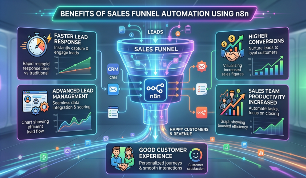 Sales Funnel Automation using n8n