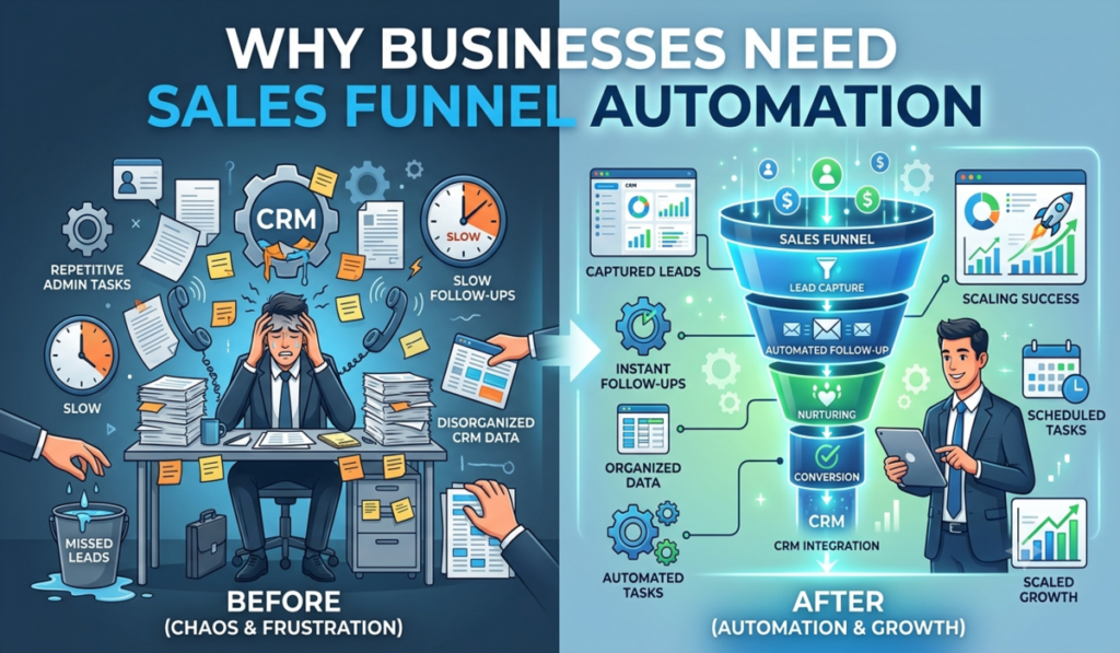 Sales Funnel Automation using n8n