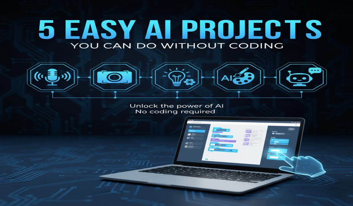 5 Easy AI Projects You Can Do Without Coding