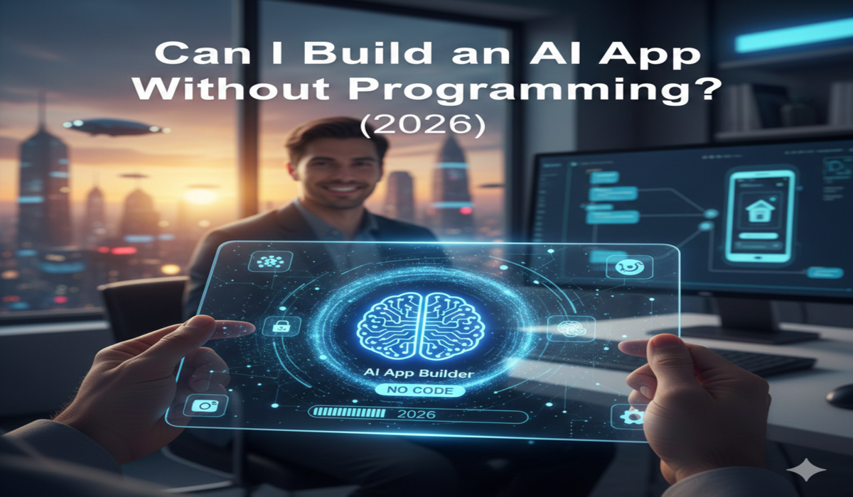 Can I Build an AI App Without Programming (2026)