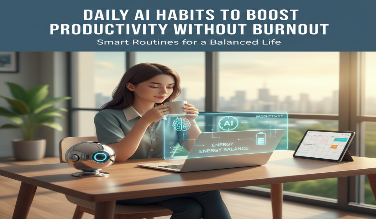 Daily AI Habits to Boost Productivity Without Burnout