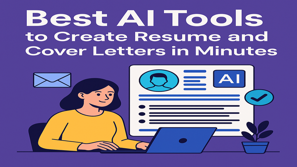 best AI tools to create resume and cover letters in minutes.