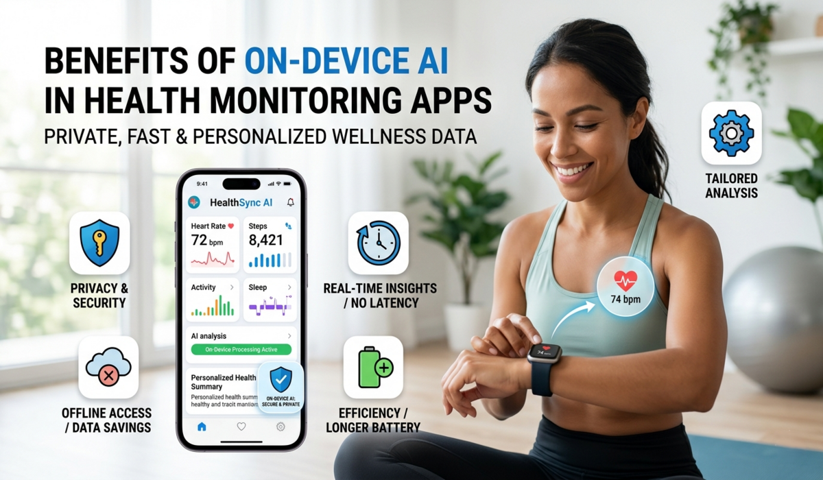 What is On Device AI in Health Monitoring Apps