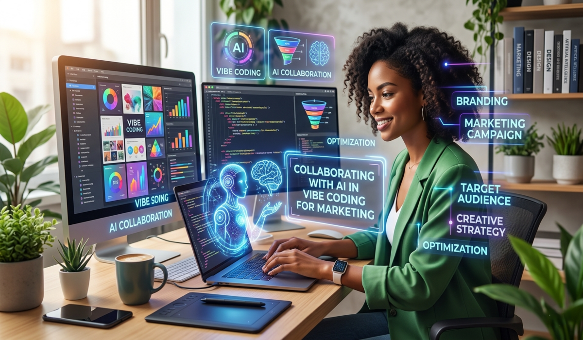 Collaborating with AI in Vibe Coding for Marketing